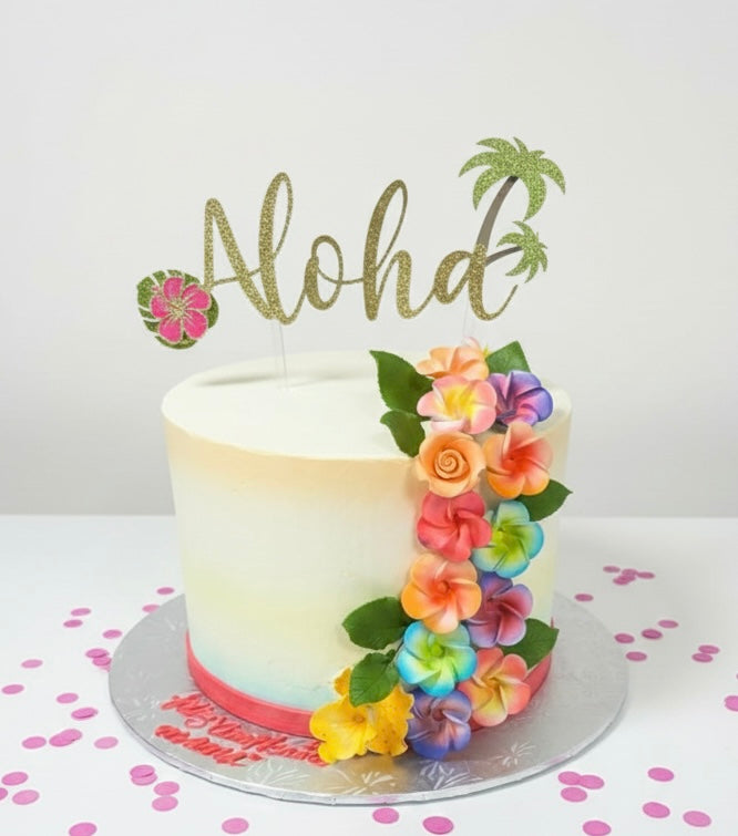 Aloha Cake Topper