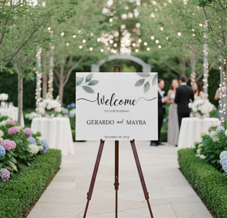 Welcome Sign (20in X 24in) Customizable