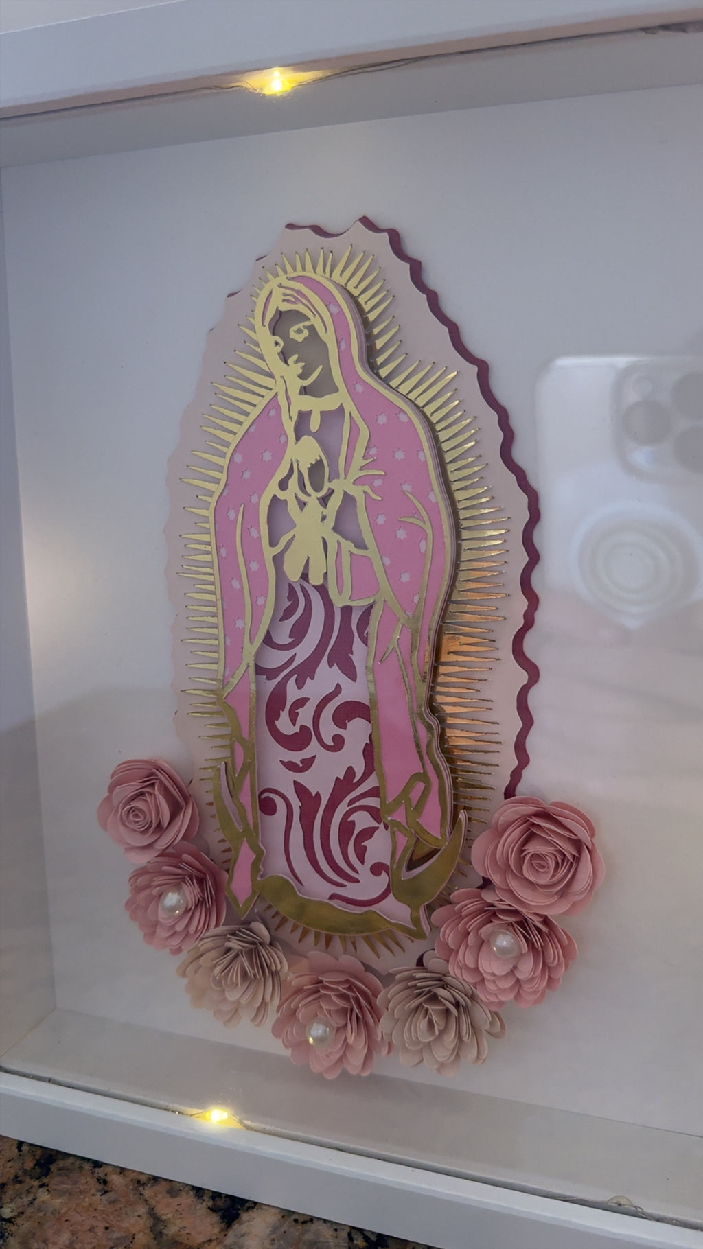 Virgen de Guadalupe (Box Frame)