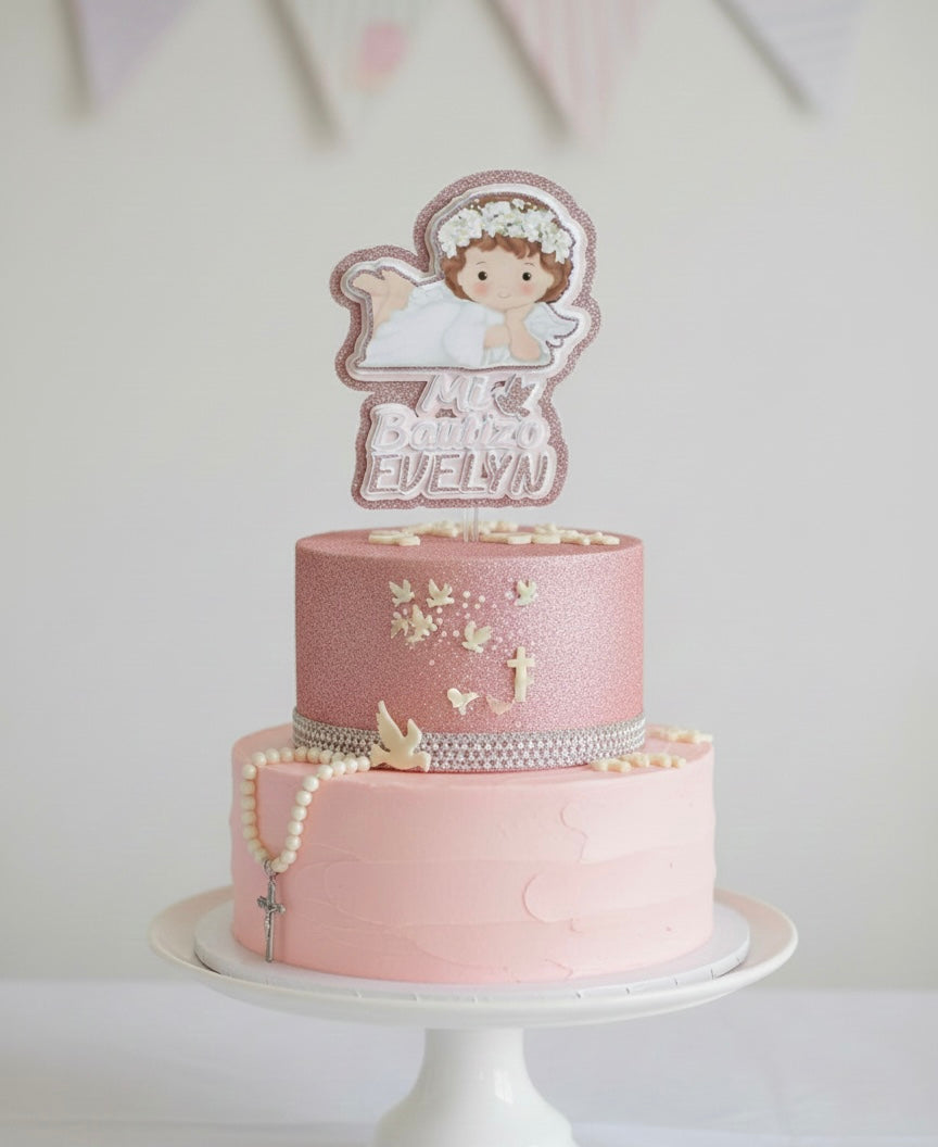 Angel Cake Topper (Bautizo-Baptism)