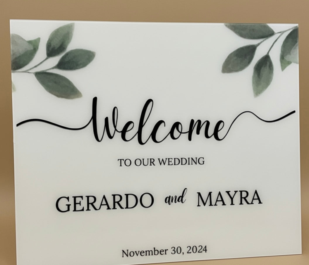 Welcome Sign (20in X 24in) Customizable