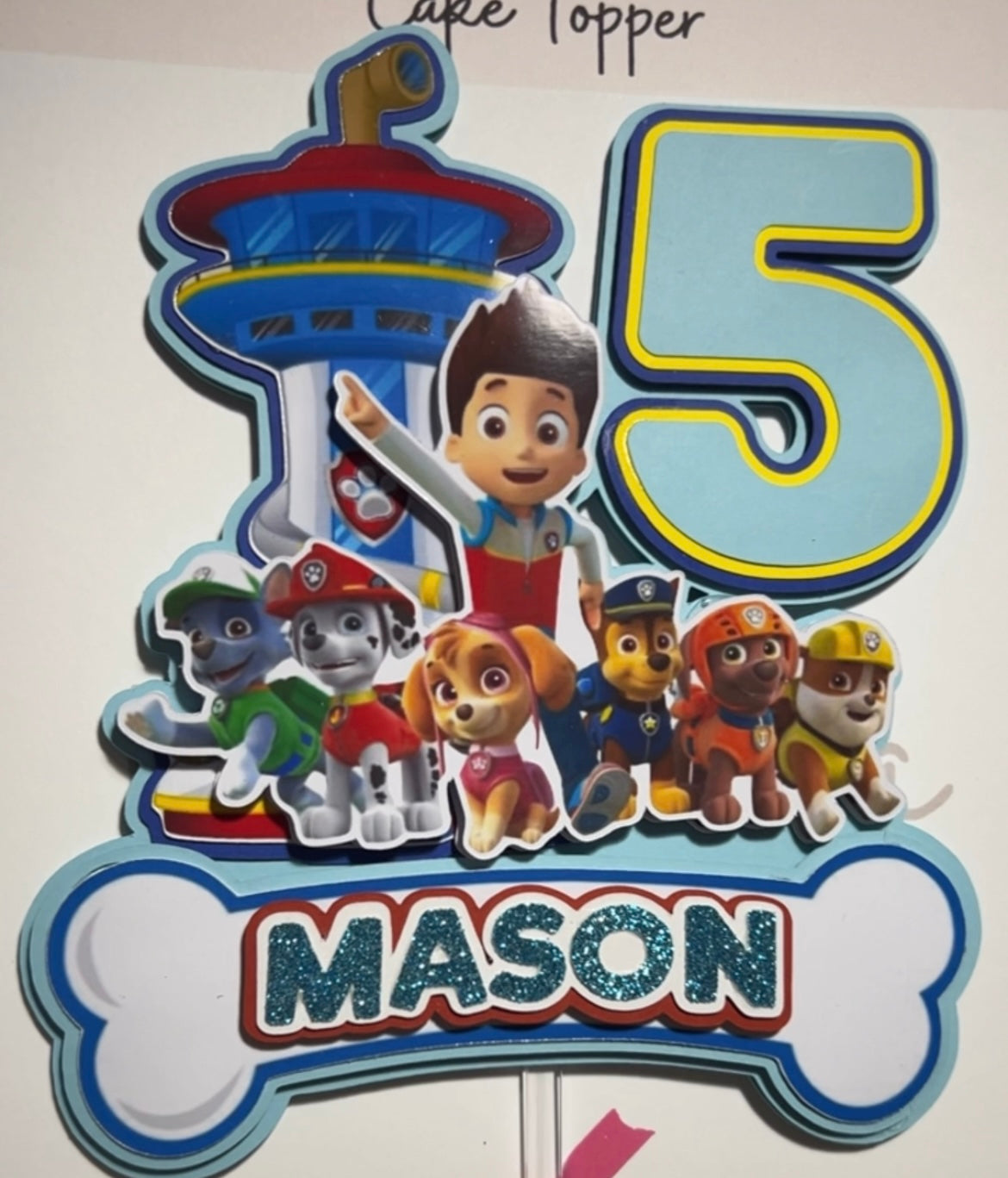 Ryder and Friends Cake Topper