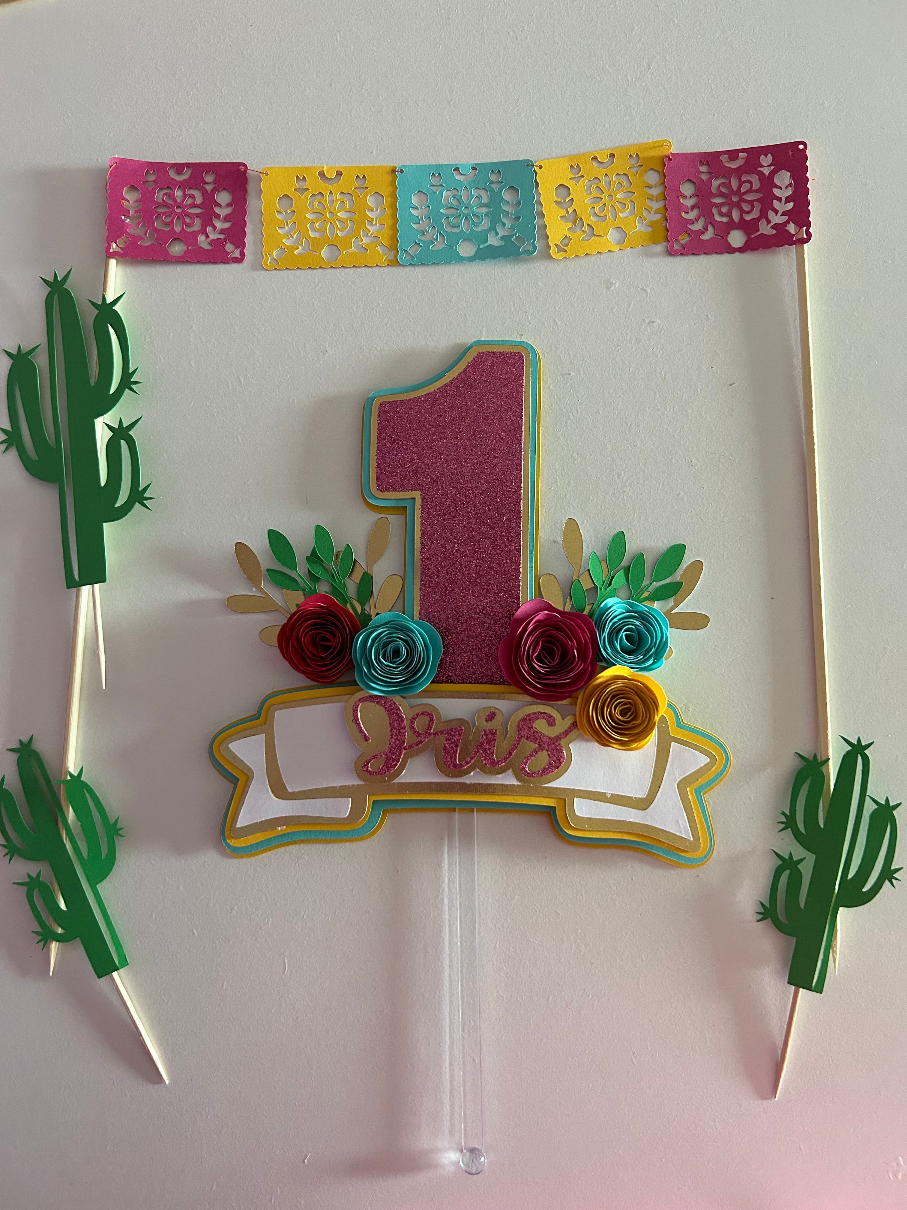 Mexican Fiesta Cake Topper & Decoration