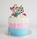 Goal or Bows Cake Topper