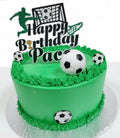 Soccer Happy Birthday Cake Topper