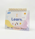 “I Learn” Kids Activity Book (abc•123•Colors•Shapes)