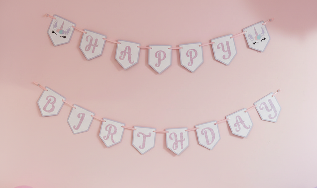 Unicorn Birthday Banner