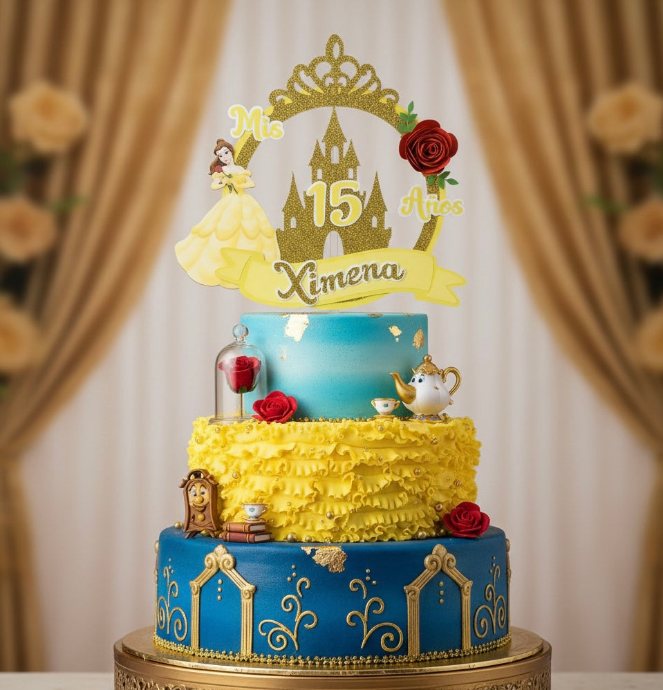 Belle’s Castle Cake Topper